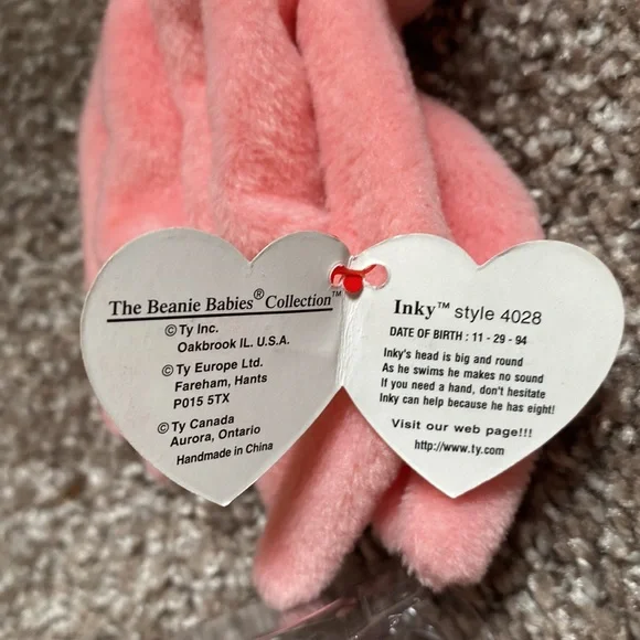 Beanie Babies original 1993 inky - Picture 5 of 5
